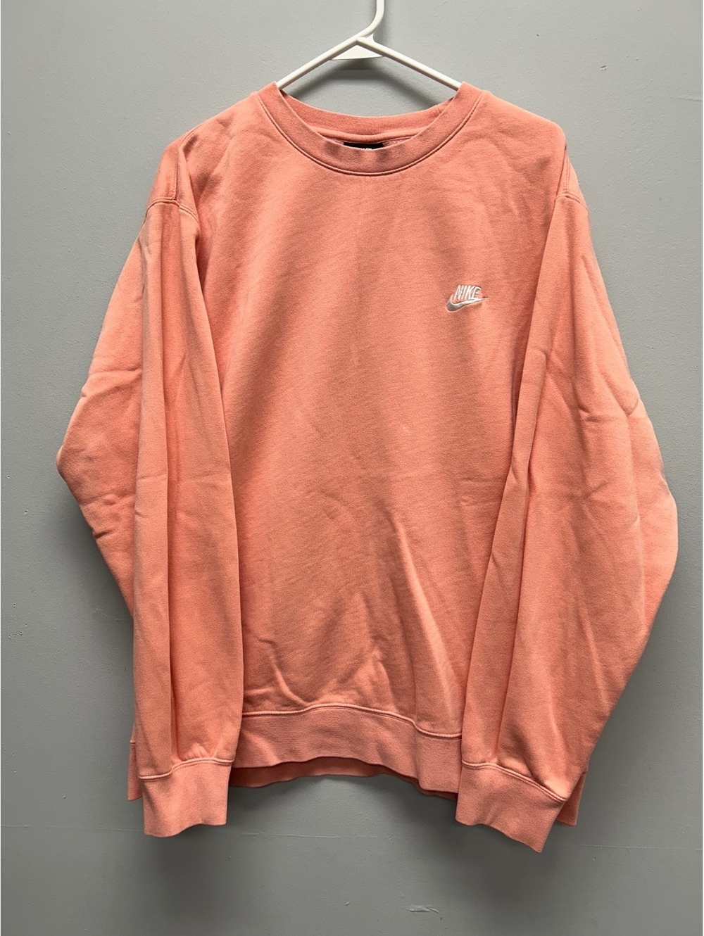 Nike Men's Crewneck Sweatshirt Coral Pink